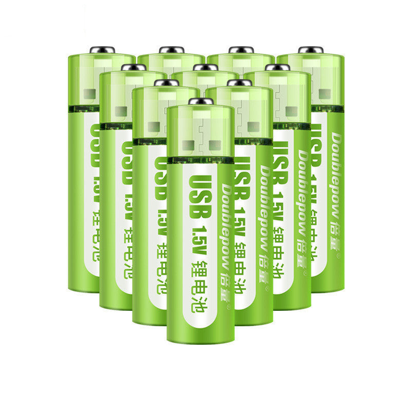 USB Rechargeable Battery No. 5, No. 7 Lithium Battery, Large Capacity 1.5v Constant Voltage AA - iztia