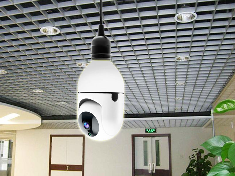Bulb Shaking Head Machine Yilot APP Wireless WIFI Camera Home Security Monitoring - iztia