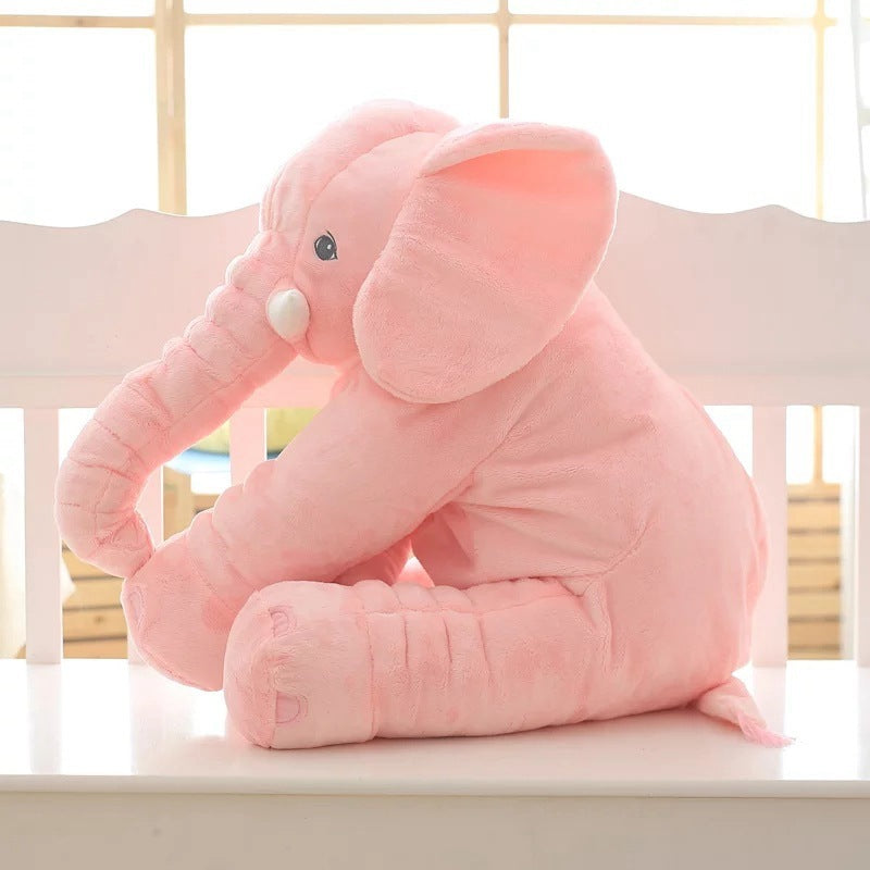 Soft Comfort Elephant Plush Toy Accompany Sleeping Baby Sleep Child Pillow Leather Shell - iztia