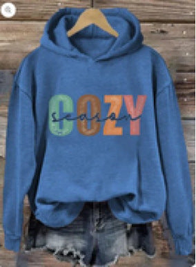 Men's Ladies Hoodie Letter Print Sweatshirt - iztia