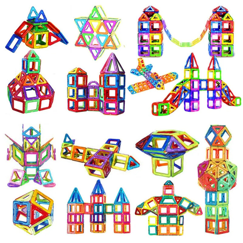 Magnetic Building Blocks DIY Magnets Toys For Kids Designer Construction Set Gifts For Children Toys - iztia