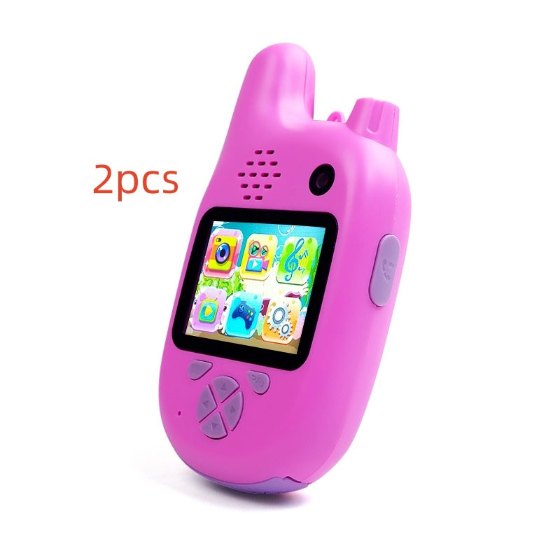Walkie-Talkie Kids Camera Toys Mini HD Cartoon Cameras - iztia