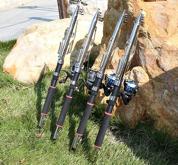 Wholesale sea pole automatic fishing rod spring super hard long shot throwing rod set fishing gear cross-border supply - iztia