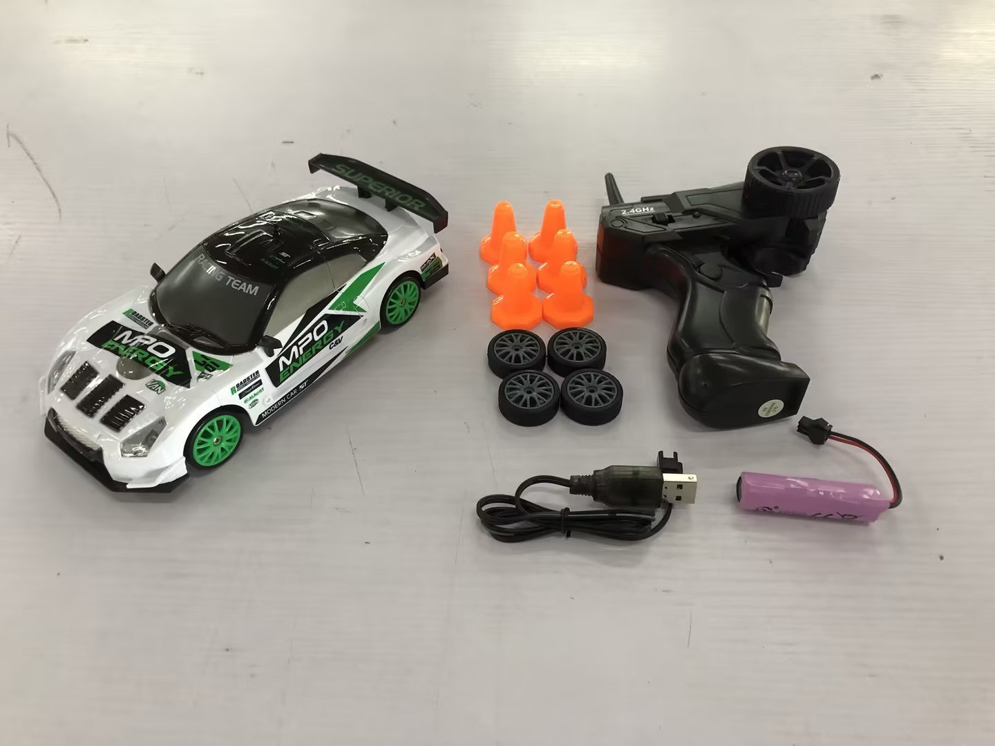 2.4G Drift Rc Car 4WD RC Drift Car Toy Remote Control GTR Model AE86 Vehicle Car RC Racing Car Toy For Children Christmas Gifts - iztia
