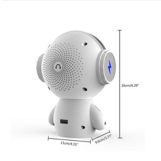 Fruitron cute mini robot speaker bluetooth - iztia