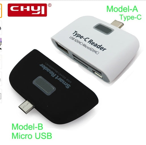 TYPE - C OTG Card Reader - iztia