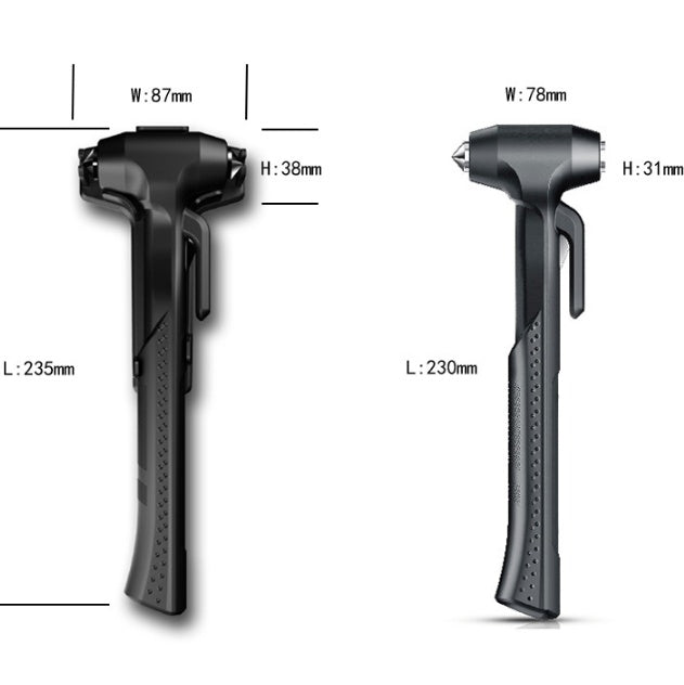 Window breaker safety hammer - iztia