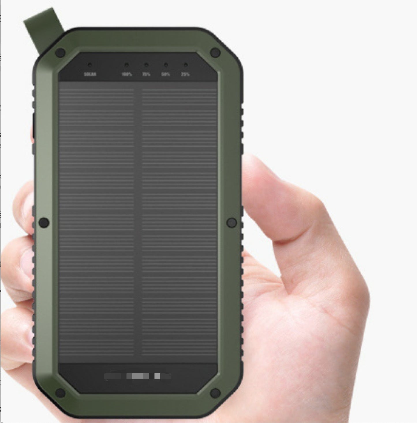 Wirelsess solar powerbank phone accessories torch - iztia
