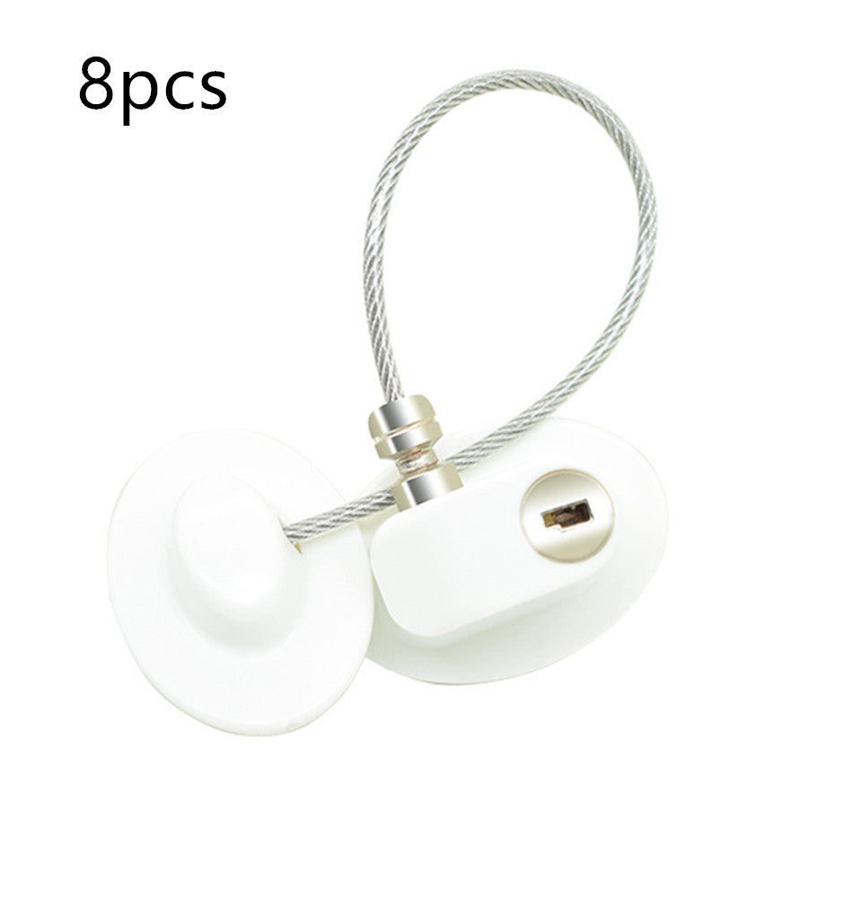 Window Security Chain Lock Window Cable Lock Restrictor Multifunctional Window Lock Door Security Guard for Baby Safety 1Pcs - iztia
