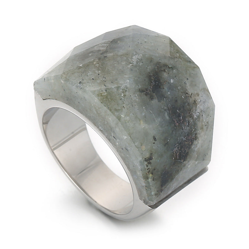Women's Fashion Natural Stone Ring - iztia
