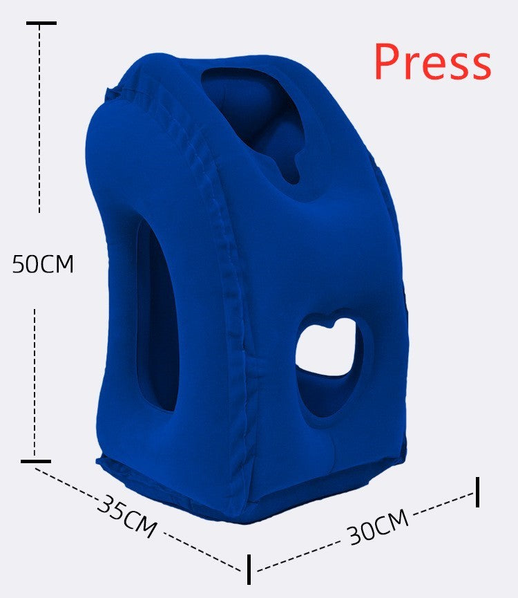 Inflatable Cushion Travel Pillow The Most Diverse & Innovative Pillow for Traveling 2017 Airplane Pillows Neck Chin Head Support - iztia
