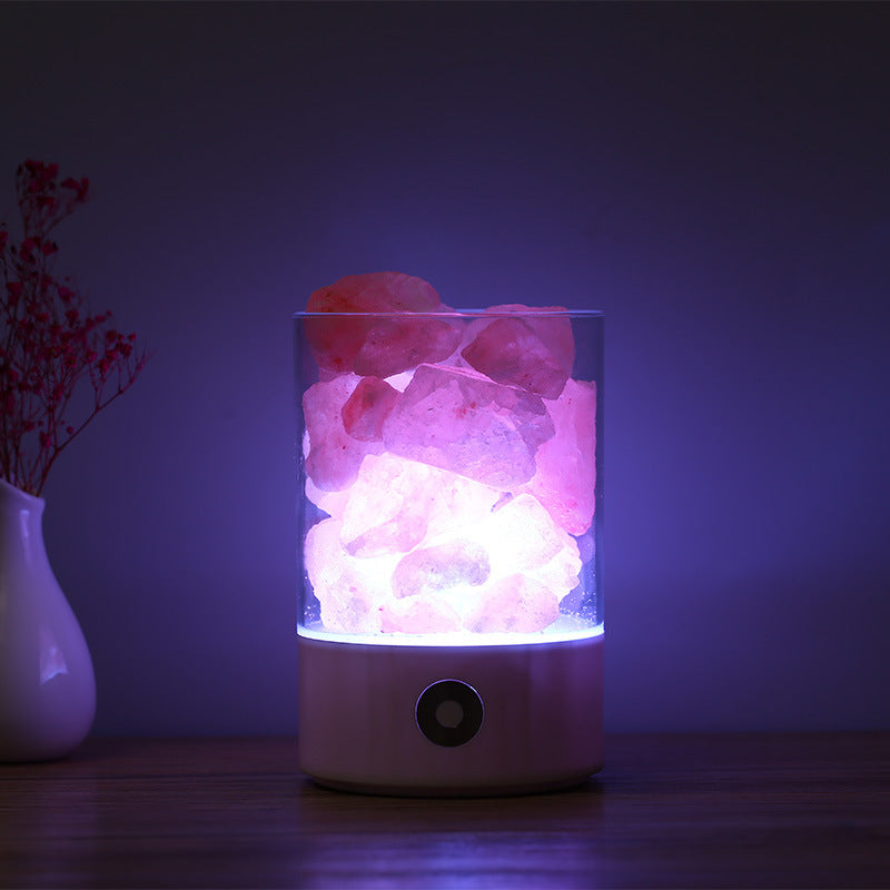 USB Crystal Light Himalayan Salt LED Lamp - iztia