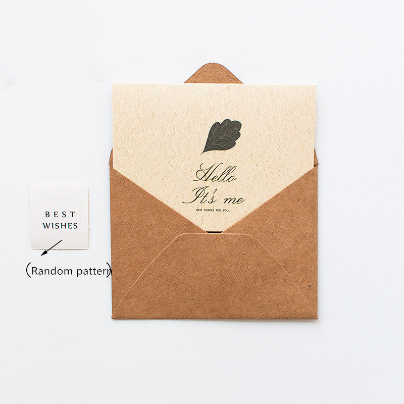 Vintage greeting card blessing card - iztia