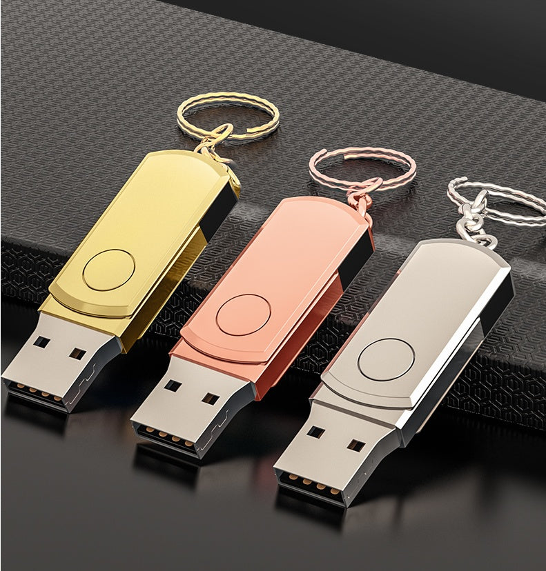 Compatible with Apple , Ultra-large capacity metal USB flash drive - iztia
