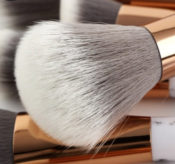 11 sets of marble makeup brush with makeup brush beauty makeup kit 11 makeup brush sets - iztia