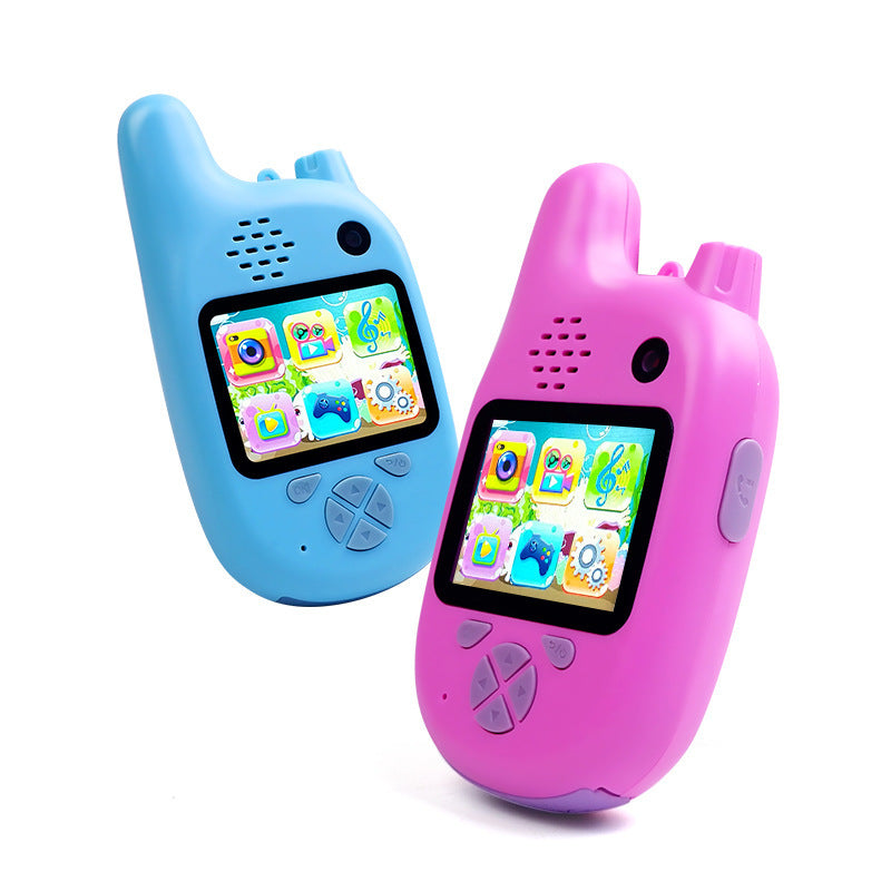 Walkie-Talkie Kids Camera Toys Mini HD Cartoon Cameras - iztia