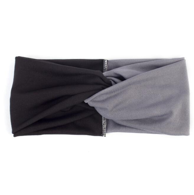 Turban headband women twist elastic headband head band sport yoga headband headdress headwrap girls hair accessories - iztia