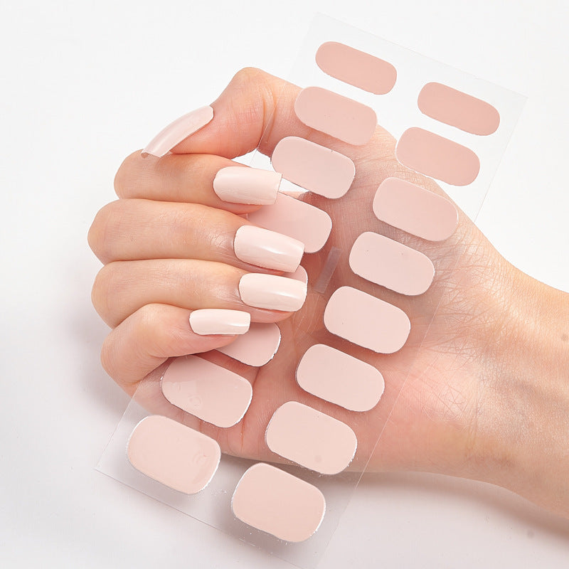 Nail Sticker Letter Color Nail Art Sticker Full Sticker - iztia