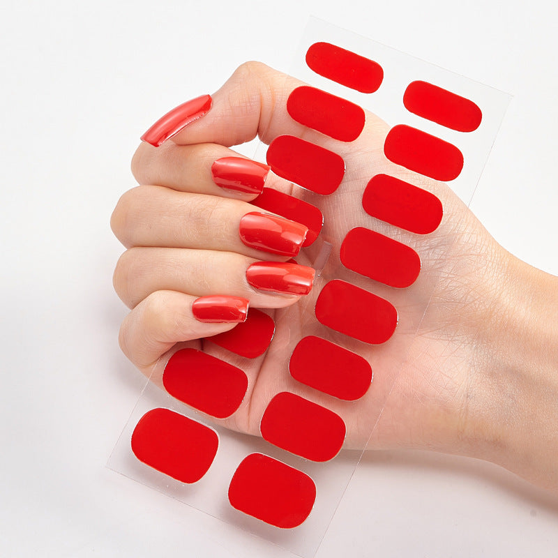 Nail Sticker Letter Color Nail Art Sticker Full Sticker - iztia