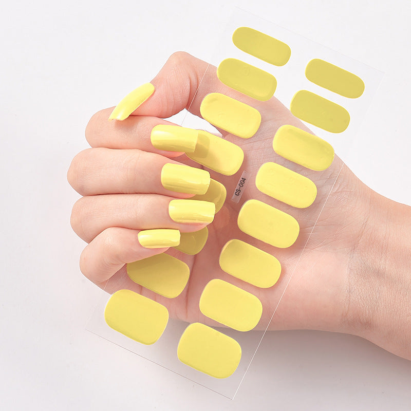 Nail Sticker Letter Color Nail Art Sticker Full Sticker - iztia