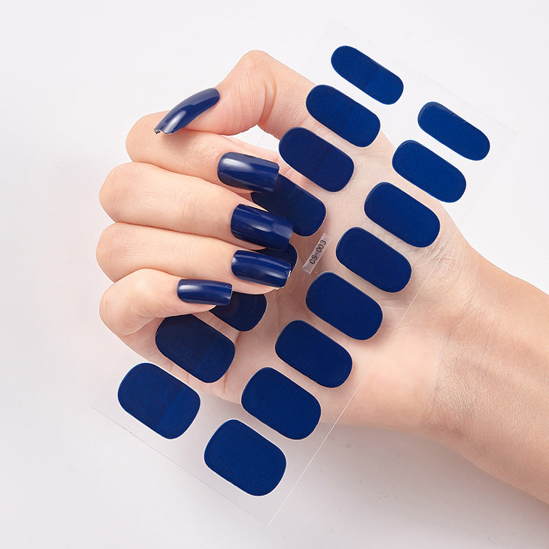 Nail Sticker Letter Color Nail Art Sticker Full Sticker - iztia