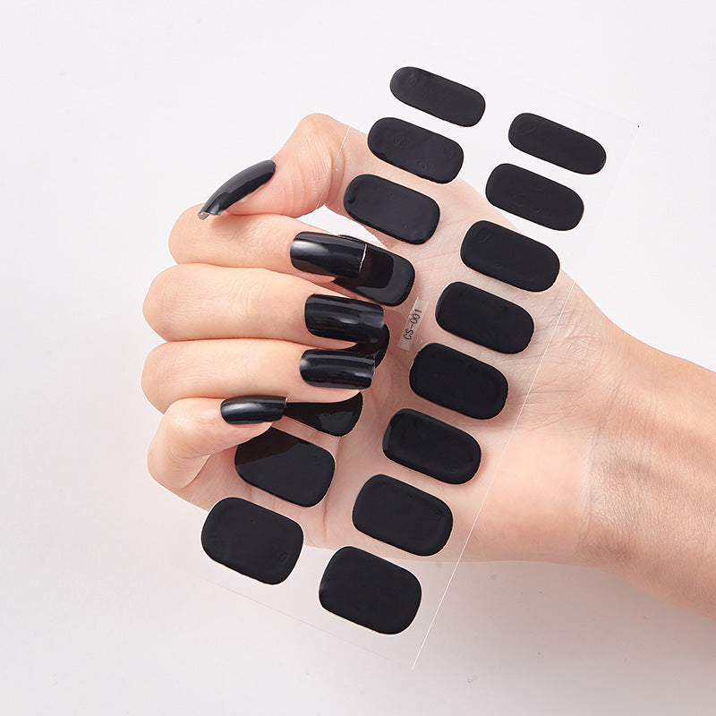 Nail Sticker Letter Color Nail Art Sticker Full Sticker - iztia