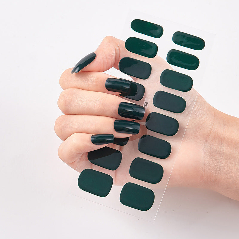 Nail Sticker Letter Color Nail Art Sticker Full Sticker - iztia