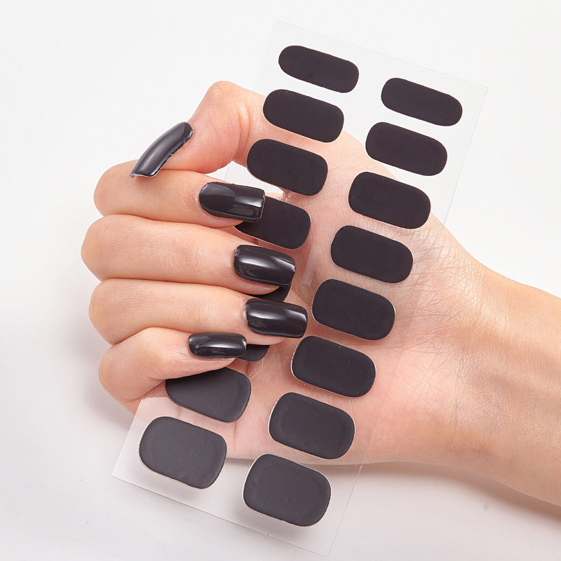 Nail Sticker Letter Color Nail Art Sticker Full Sticker - iztia