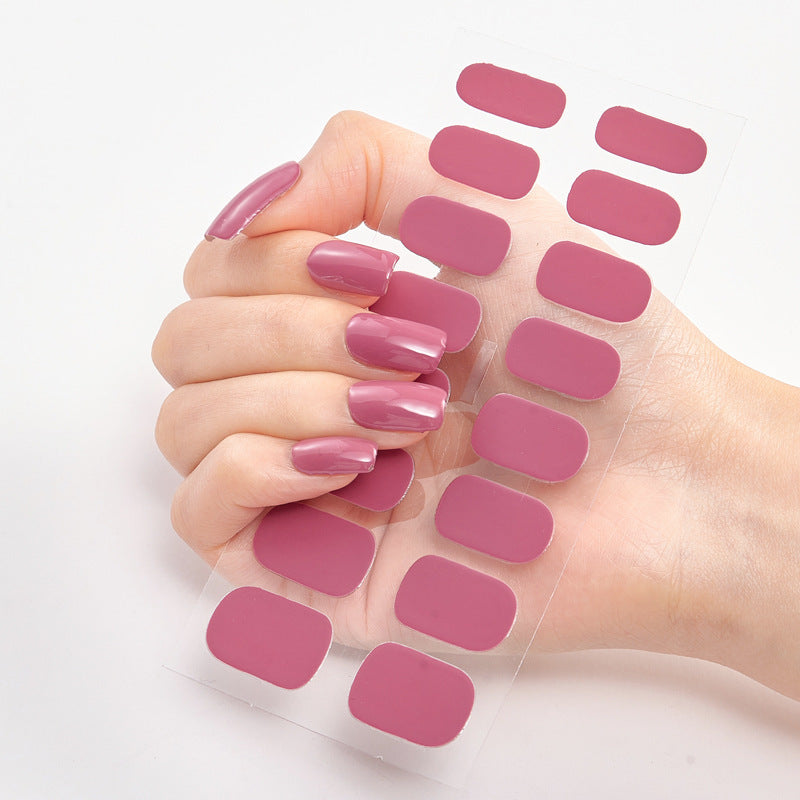 Nail Sticker Letter Color Nail Art Sticker Full Sticker - iztia