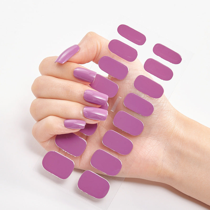 Nail Sticker Letter Color Nail Art Sticker Full Sticker - iztia