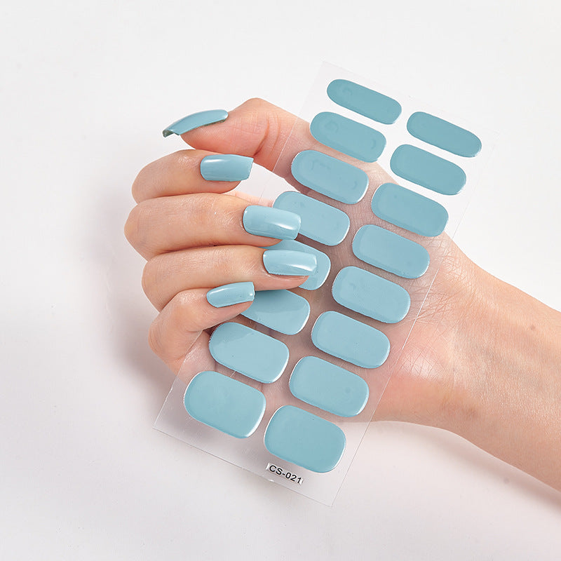 Nail Sticker Letter Color Nail Art Sticker Full Sticker - iztia