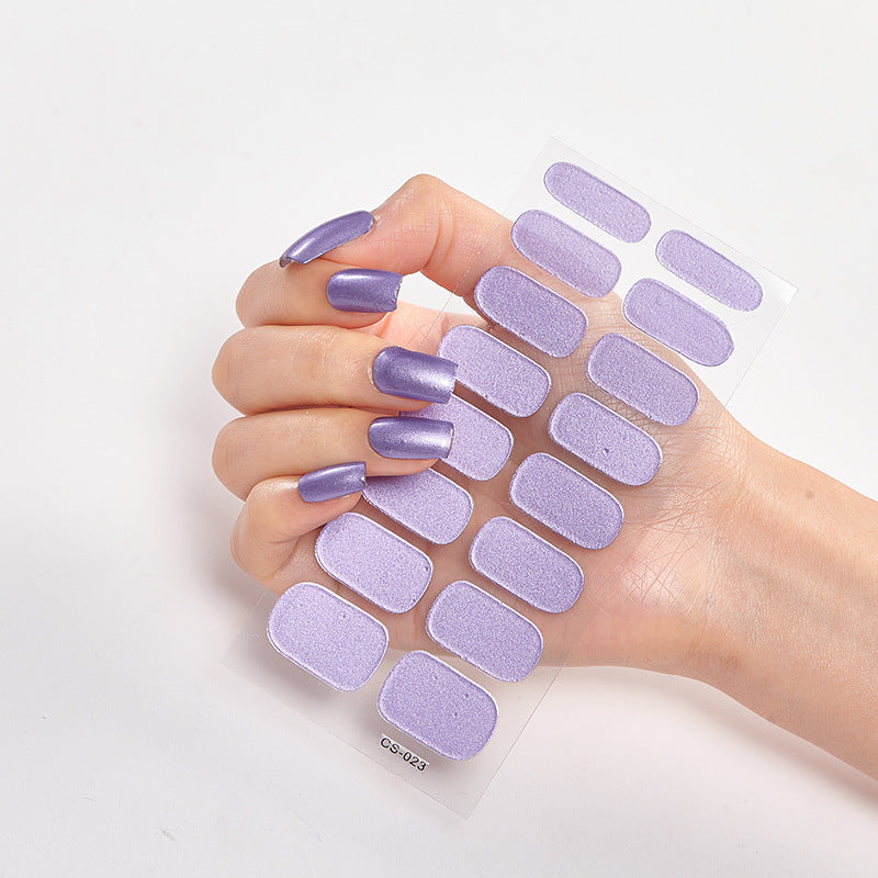 Nail Sticker Letter Color Nail Art Sticker Full Sticker - iztia