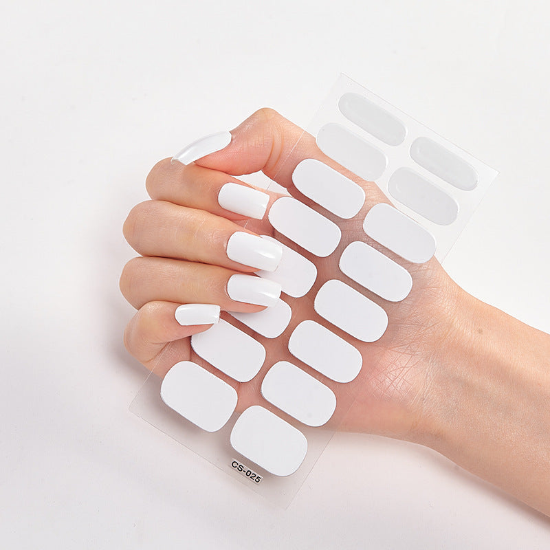 Nail Sticker Letter Color Nail Art Sticker Full Sticker - iztia