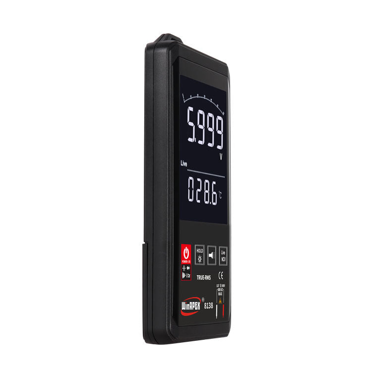 Hanyan 8136 Large-Screen Intelligent Digital Multimeter, Multi-Function Touch Screen, Digital-Analog Dual Display, Automatic Buzzer Recognition - iztia