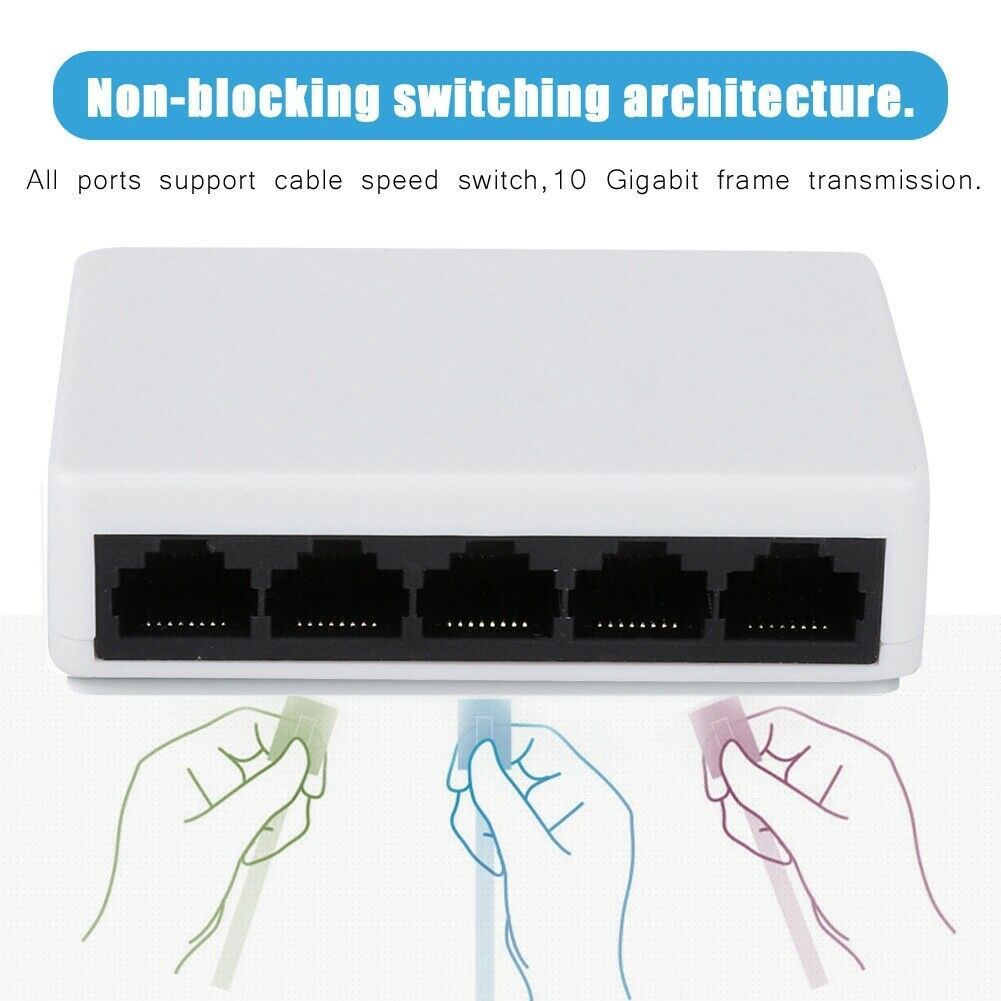 Port 100 Mbps Ethernet Switch, Ethernet Shunt Hub - iztia
