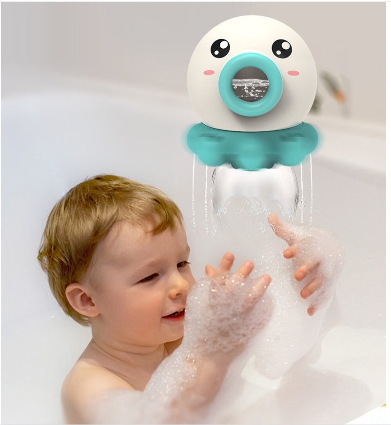 Octopus Fountain Bath Toy Water Jet Rotating Shower Bathroom Toy Summer Water Toys Sprinkler Beach Toys Kids Water Toys - iztia