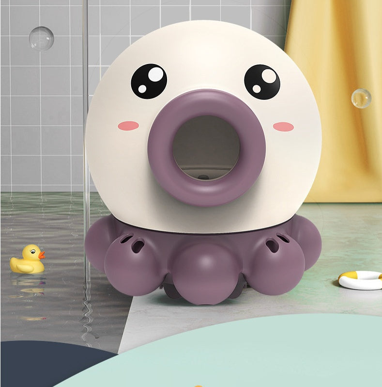 Octopus Fountain Bath Toy Water Jet Rotating Shower Bathroom Toy Summer Water Toys Sprinkler Beach Toys Kids Water Toys - iztia