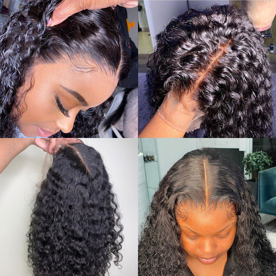 Human Hair With Small Curly Hair And Long Hair Sets - iztia