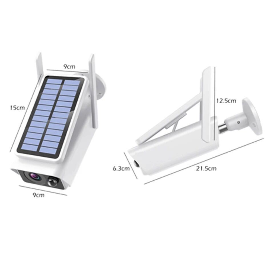 Wireless Wifi Solar Rechargeable Battery Camera - iztia