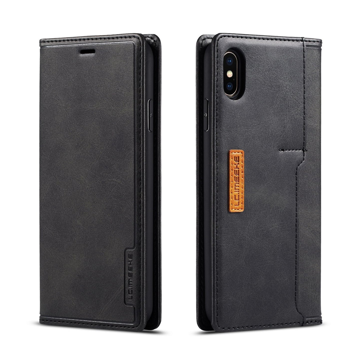 Wallet Leather Case Creative Retro Card Protective Cover - iztia