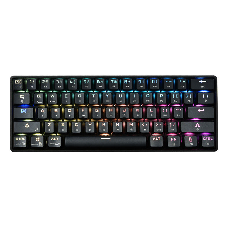 Wireless Bluetooth Mechanical Keyboard Charging Dual-mode Keyboard - iztia