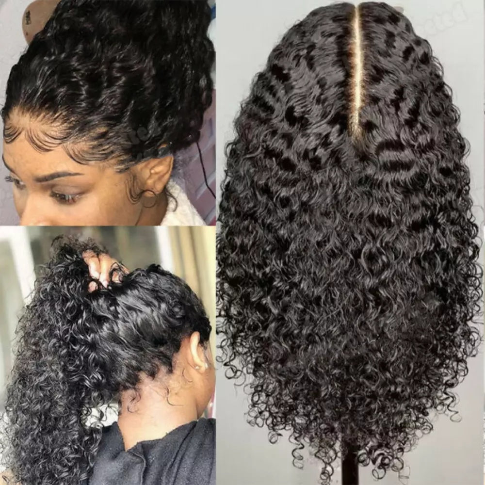 Cross Border Hot Sale African Wig European And American Wig Fluffy Long Curly Hair Small Curly Wave High Temperature Silk Chemical Fiber Headgear - iztia