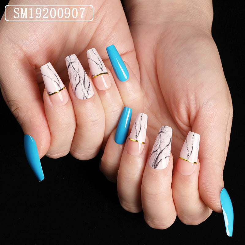 Ballet Coffin Fake Nails - iztia
