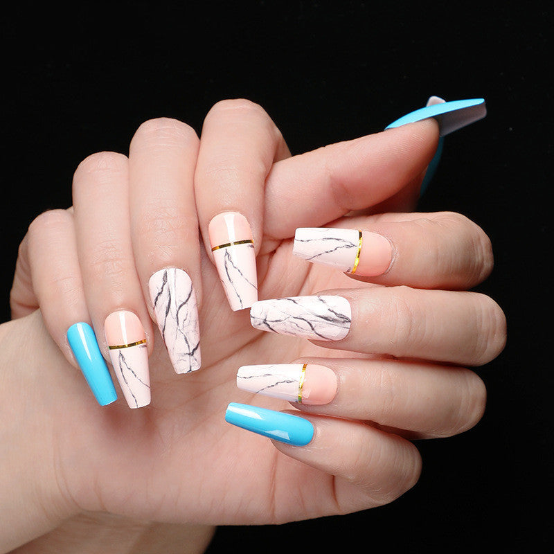 Ballet Coffin Fake Nails - iztia