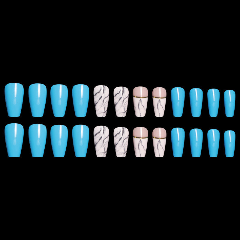 Ballet Coffin Fake Nails - iztia