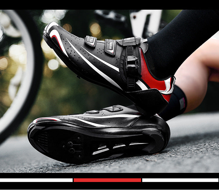 Outdoor Non-lock Cycling Shoes, Rubber Sole Men And Women Couple All-terrain Cycling Shoes - iztia