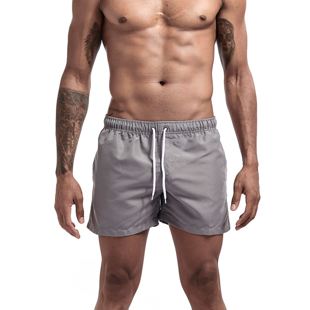 Three-point Beach Pants Fashion Multicolor Straight Loose Sports Shorts - iztia