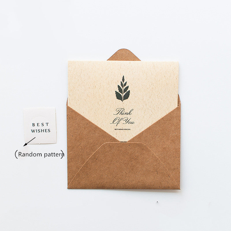 Vintage greeting card blessing card - iztia