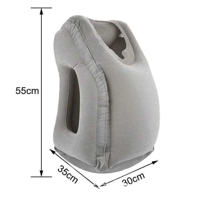 Inflatable Cushion Travel Pillow The Most Diverse & Innovative Pillow for Traveling 2017 Airplane Pillows Neck Chin Head Support - iztia