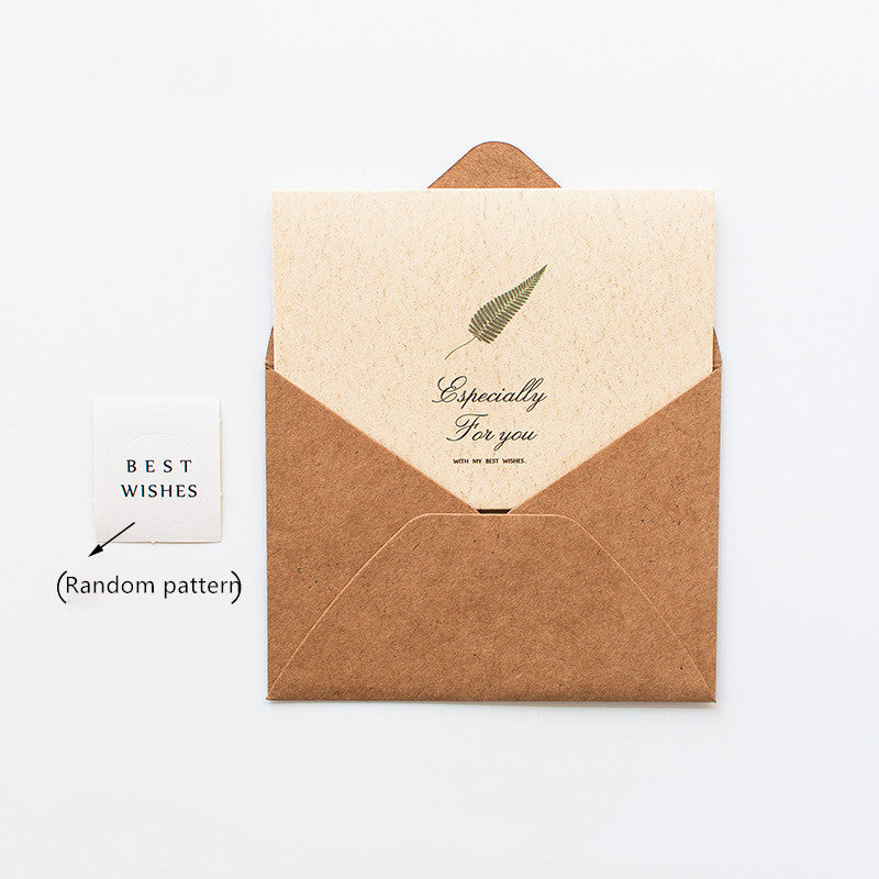 Vintage greeting card blessing card - iztia